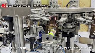 JR1023 Sauce Premade Pouch Doypack Packing Machine With 2 Sets Servo Piston Filler @Korea