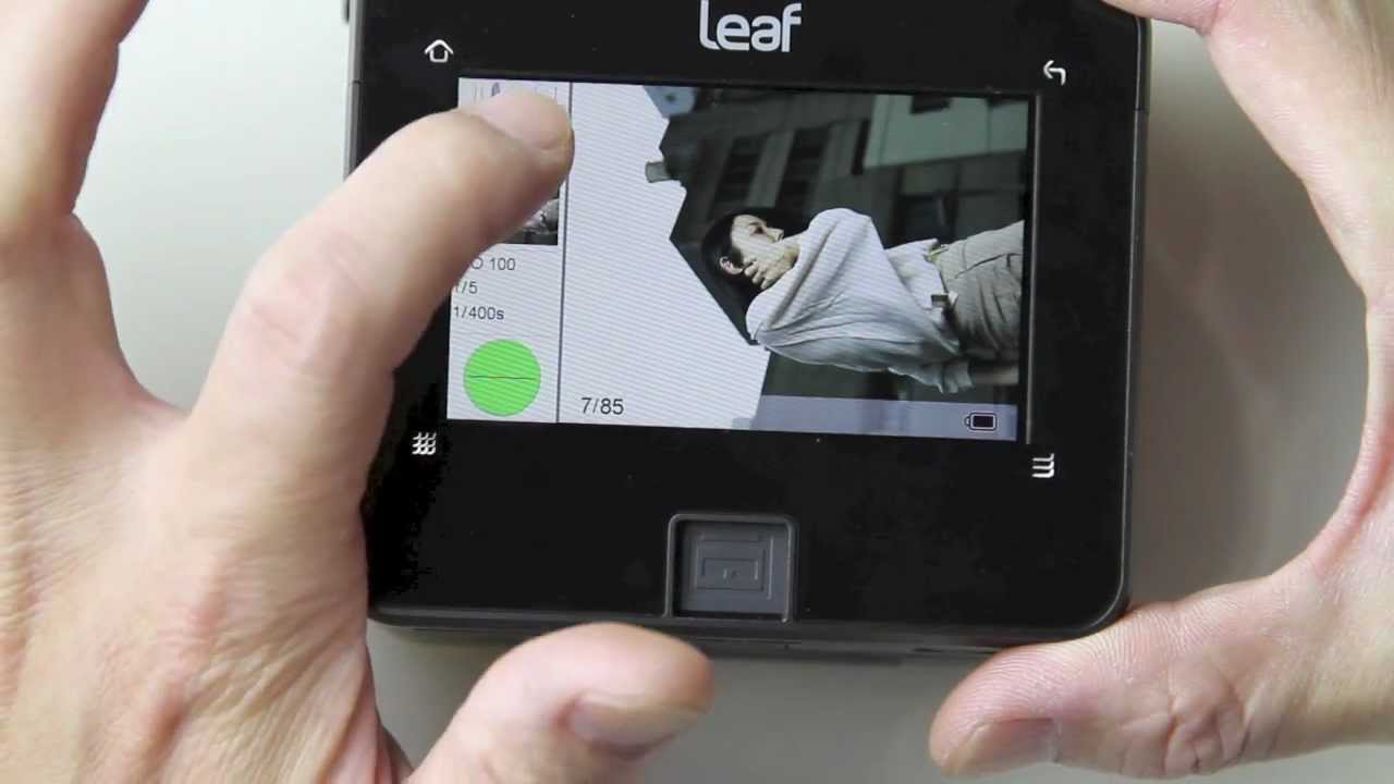 Leaf Credo60 撮影後の画像チェック - YouTube