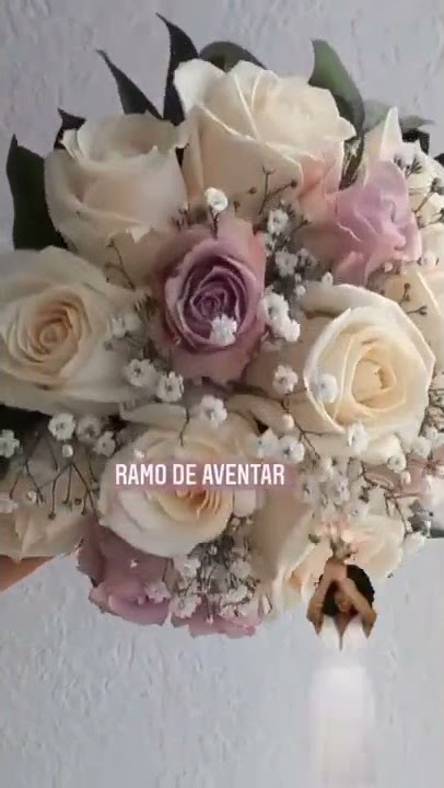 Ramo de flores para novia de aventar....