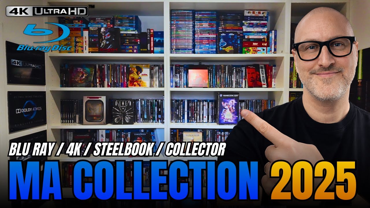 MA COLLECTION DE BLU RAY/ 4K / STEELBOOK EN 2025 😱