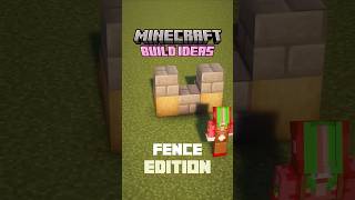 Build Ideas Fence edition p3 #minecraftbuilding #minecraftideas #minecraft #minecraftfence #gaming