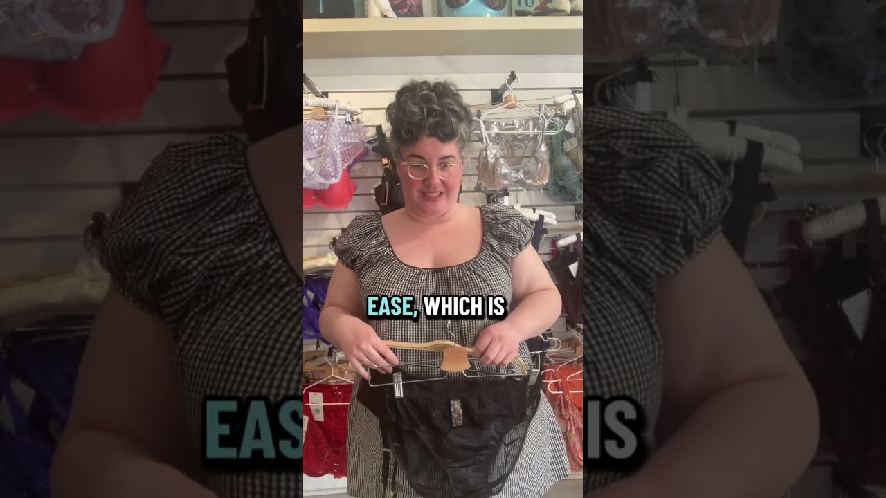 Wearing your garter belt under or over? - YouTube