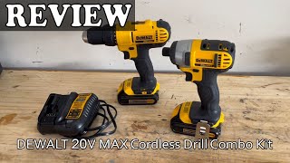 DEWALT 20V MAX Cordless Drill Combo Kit Review