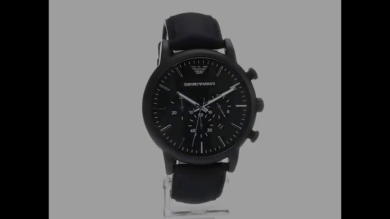 Mode Atelier Sg: Emporio Armani Chronograph Watch AR1970 - YouTube | Quarzuhren