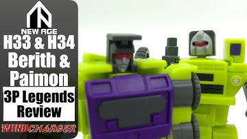Transformers Legends Review: NewAge H33 Berith & H34 Paimon (Hook & Long Haul)