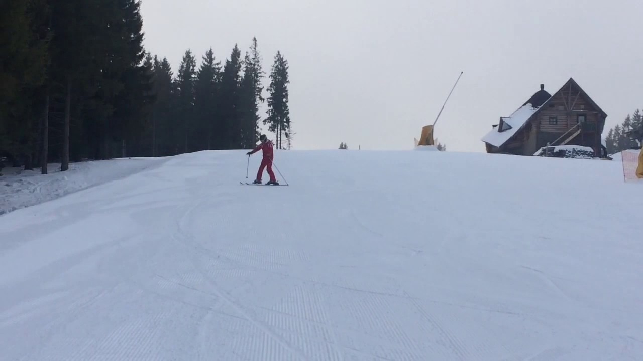 Базовые повороты на лыжах