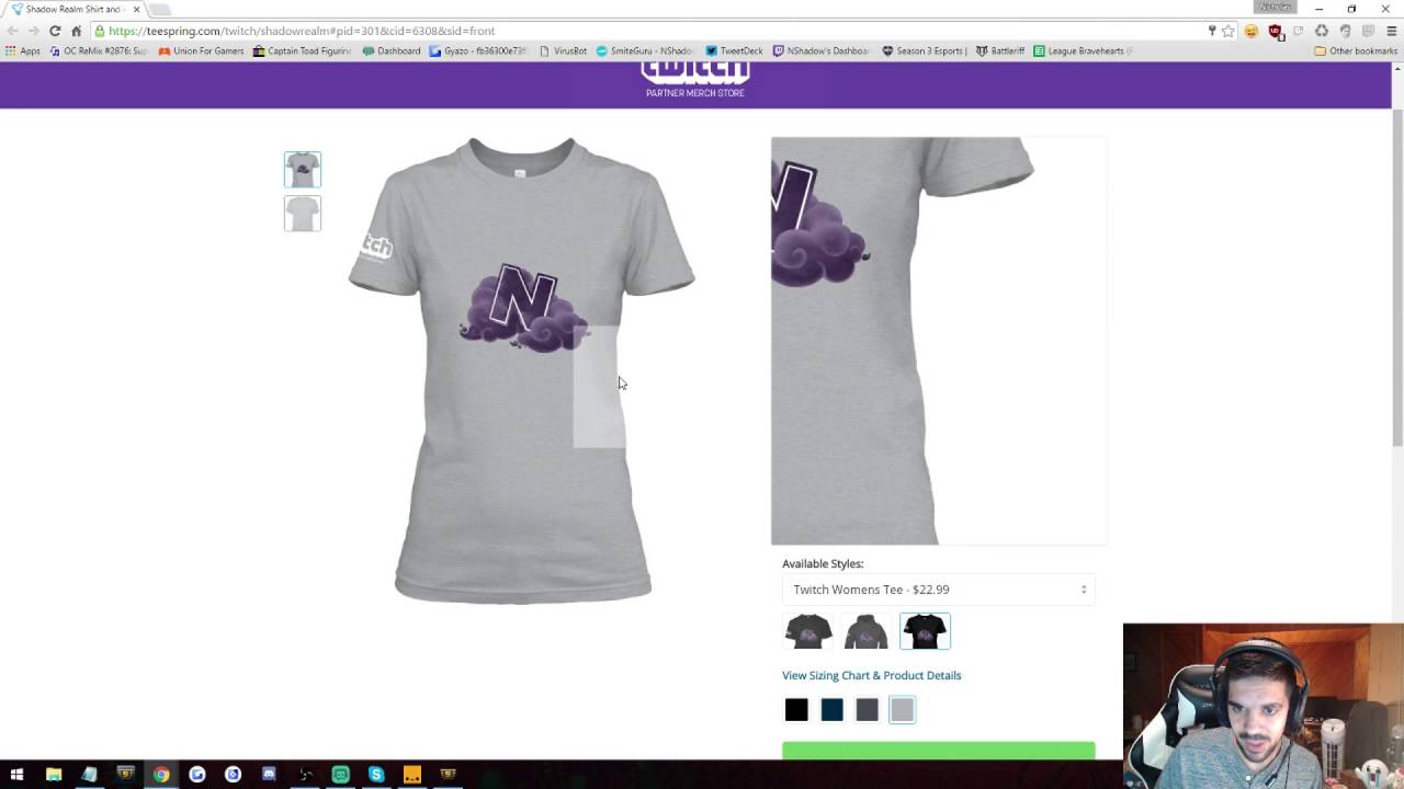teespring twitch - In A Variety Of 