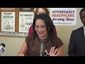 State Rep. Vikki Goodwin unveils Texas Cares health plan in Houston