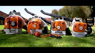 Soplador de mochila STIHL BR 600 - YouTube