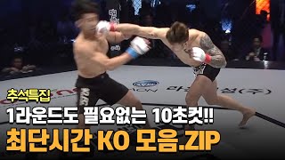 TOP 5 Fastest Knockouts in ROAD FC
