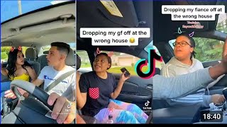 Dropping My Girlfriend Off At The Wrong House To Get Her Reaction   Tiktok Compilation