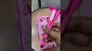Electronic pencil box with usb light and fan | usb fan in pencil box #schoolsupplies #stationery