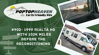 902- 1999 Winnebago Rialta HD Preliminary Walkaround by Pop Top Heaven 237 views 2 years ago 8 minutes, 21 seconds