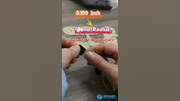 ⚡ The Smallest Bend Radius of a Membrane Switch Tail | JRPanel Engineering Insight #MembraneSwitch