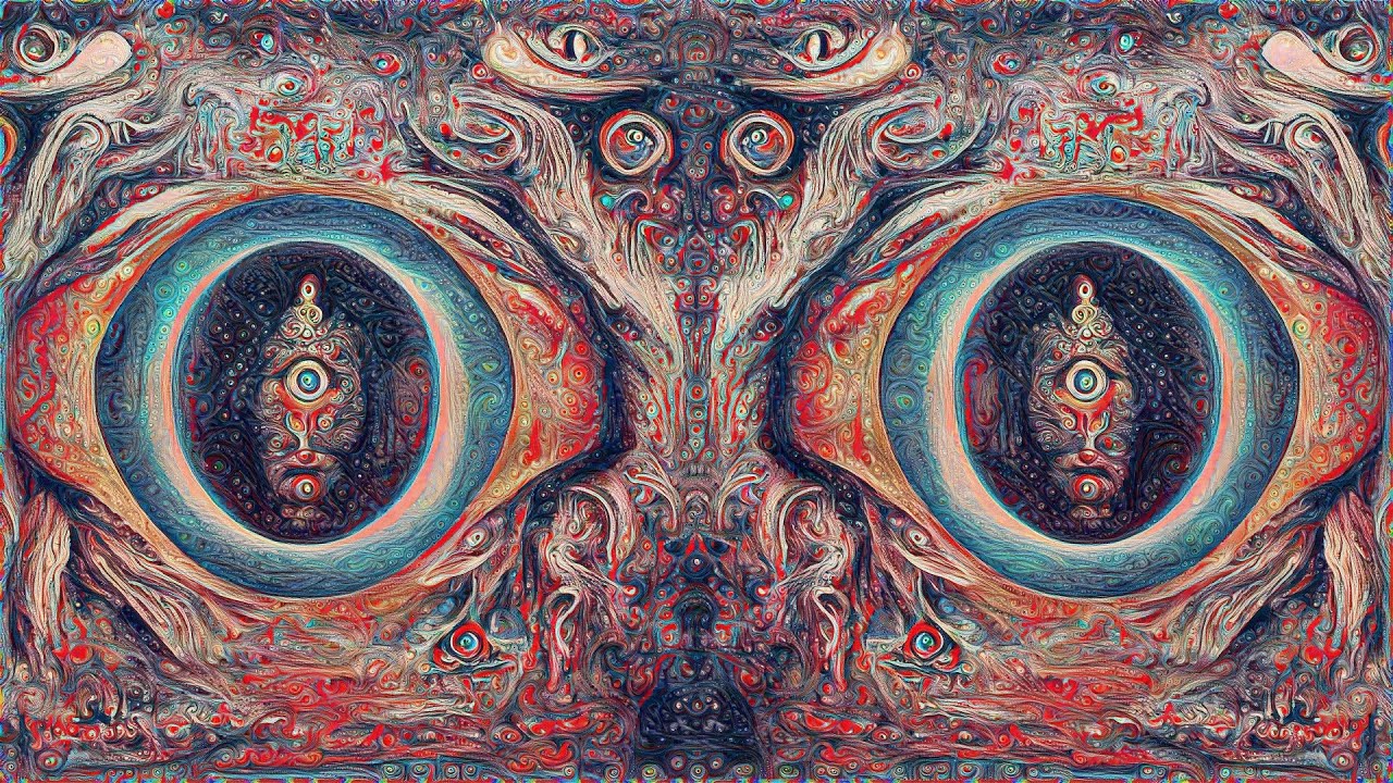 I AM AI | THE DEEP I 4K Trippy Psychedelic Visuals Dreamed by AI. Vol ...