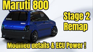 Maruti Suzuki 800 | Uncover the Stage 2 Remap ECU Power! #CarModification