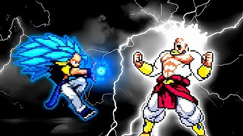 Gogeta SSB V5 OP VS Limit Break Broly SSJ4 V2 OP in Jump Force Mugen