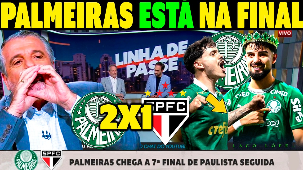 O PALMEIRAS TÁ UMA MÁQUINA🔥 IMPRENSA SE RENDE AO PALMEIRAS! PODE ENTREGAR A TAÇA!