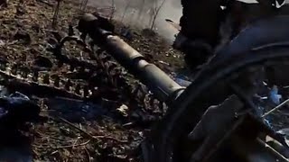 Destroyed 2S3 Akatsiya.