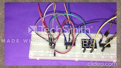 digital counter 0 to 99 using cd 4026 and seven segment display 9886140569