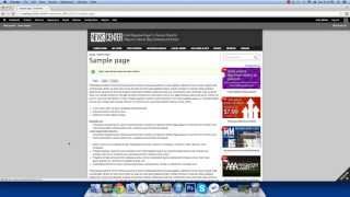 Creating a New Page - NewsCenter Responsive Drupal Theme