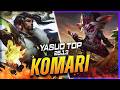 Komari - Yasuo vs Kled TOP Patch 26.13 - Grandmaster Yasuo Gameplay