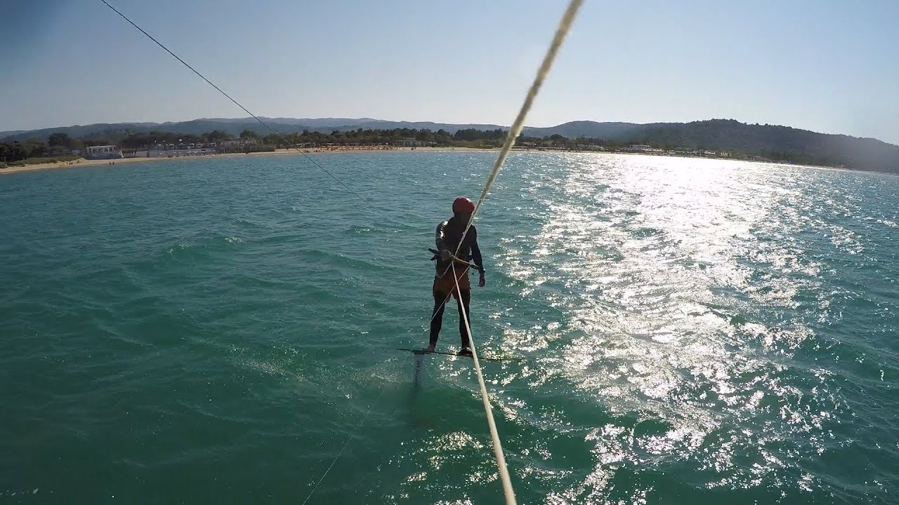 HYDROFOIL KITEBOARDING at Italy in Spring 2019 YouTube