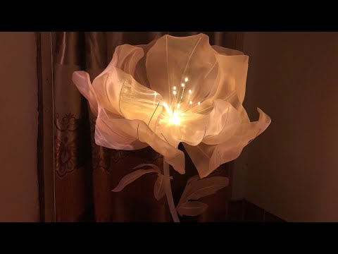 Video Cách Làm Hoa Vải Voan Đèn Led | How To Make Flower... - youtube
