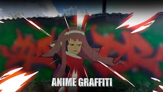 Чилловый Граффити Покрас В Парке С Vladope И Smagy Аниме Персонаж Zero Two