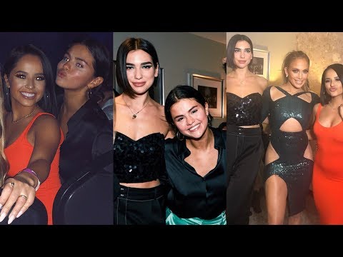 selena-gomez,-becky-g,-dua-lipa-&-a-rod-at-jennifer-lopez's-concert-in-las-vegas-9/22/2018