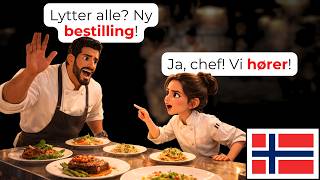 🇳🇴 15 Norwegian Kitchen Conversations Every Beginner Should Learn | A1-A2 👨‍🍳