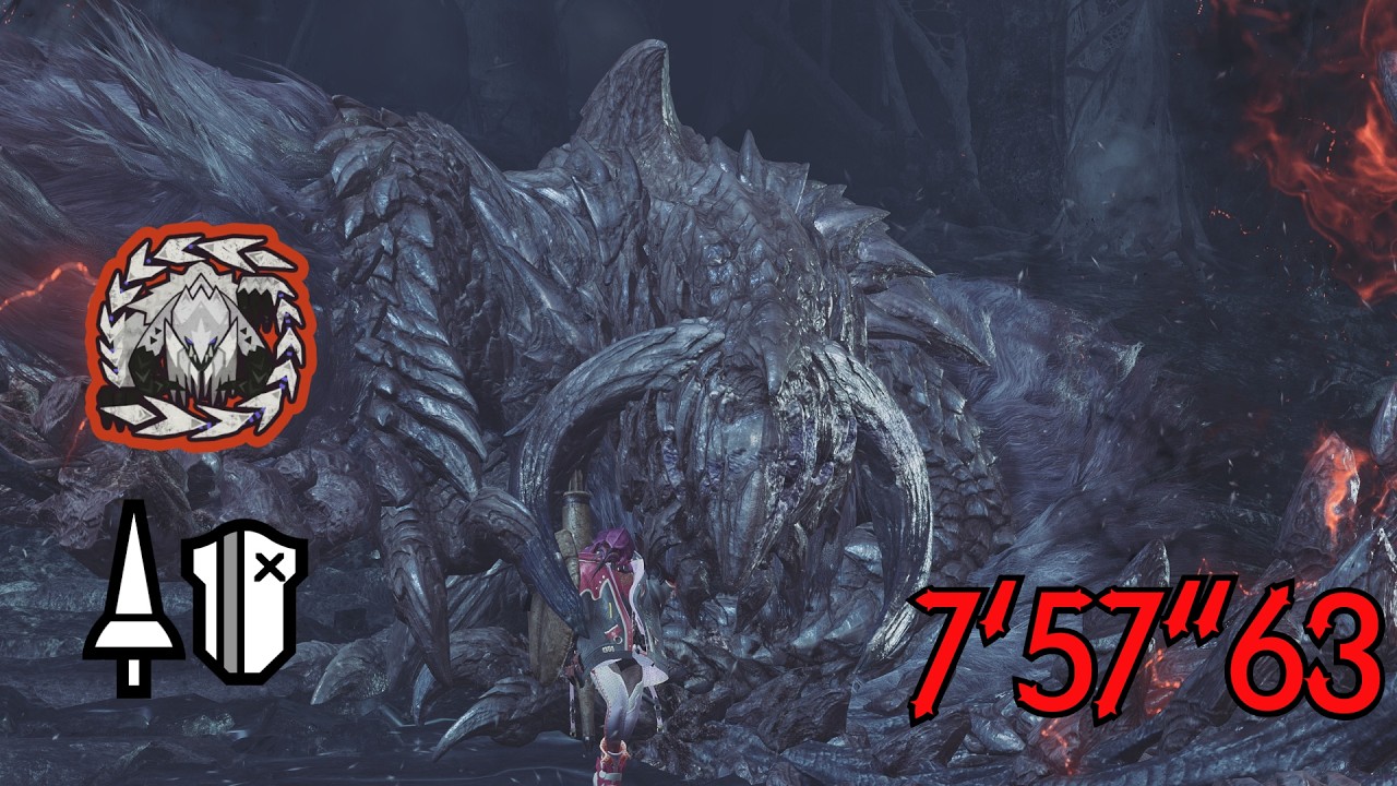 制霸荒野 | 歷戰王鎖刃龍 長槍solo 捕獲 | Arch Tempered Arkveld Lance Solo | 歴戦王アルシュベルド ランス 7'57