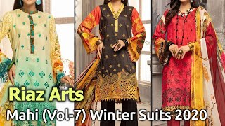 New RIAZ ARTS MAHI (VOL-7) Winter Dresses 2020 | Pakistani Winter Unstitched Stylish Suits