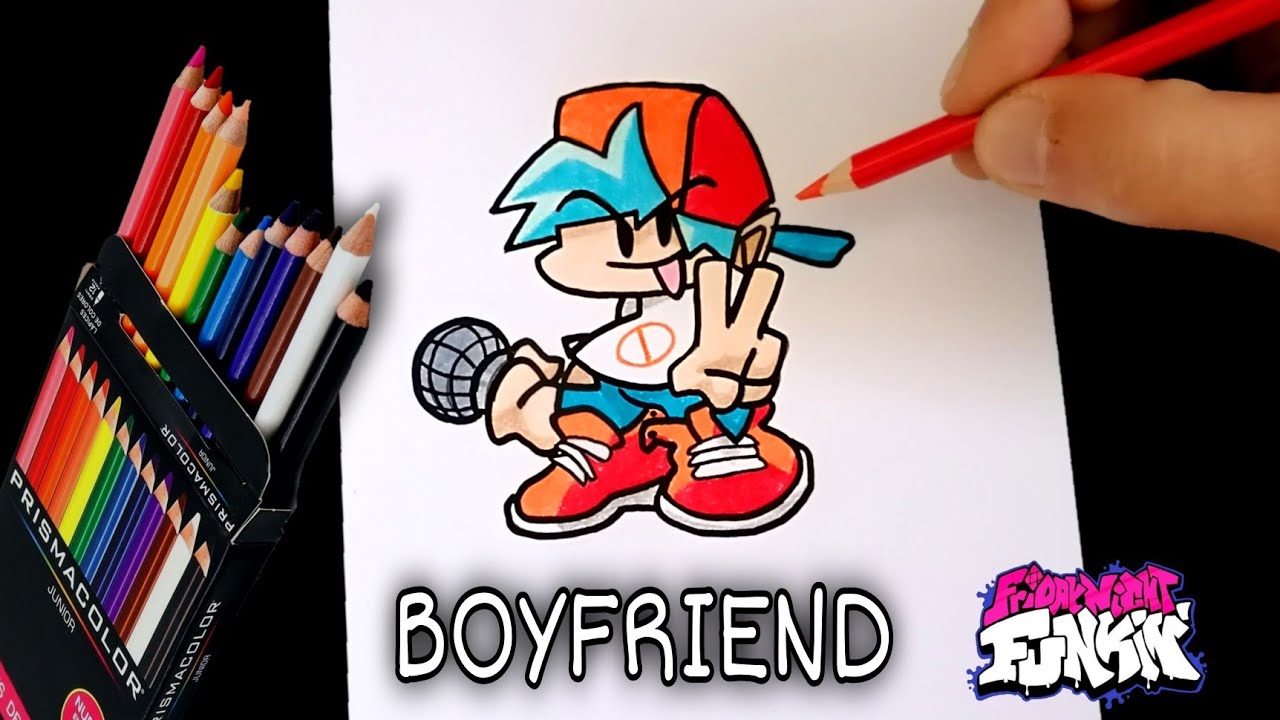 COMO DIBUJAR A BOYFRIEND DE FRIDAY NIGHT FUNKIN | how to draw boyfriend  from friday night punkin - thptnganamst.edu.vn