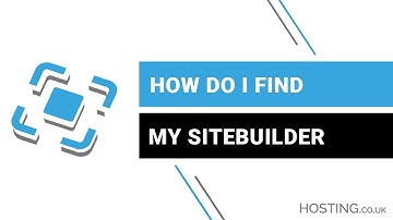 How to login to your Sitebuilder | Hosting.co.uk