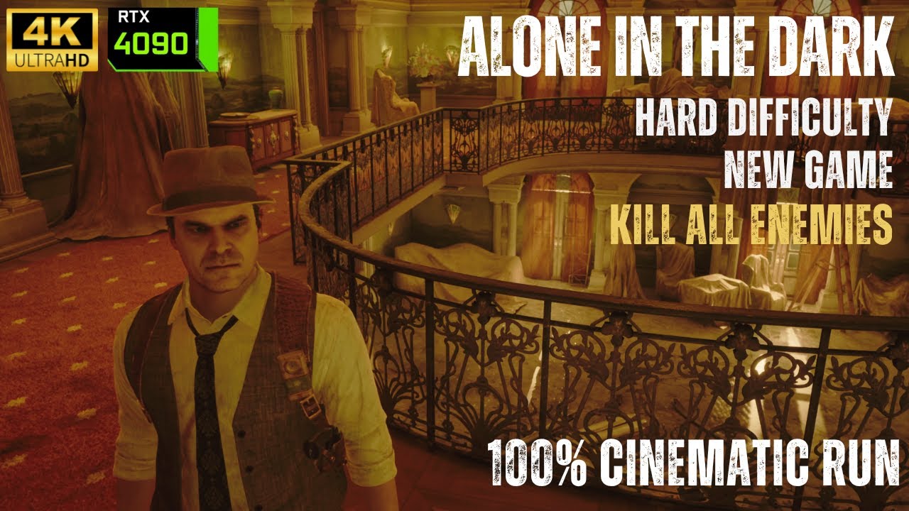 ALONE IN THE DARK Gameplay Walkthrough Part 2 [4K 60FPS PC CINEMATIC ...