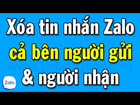 Video: Hủy Tin Nhắn đã Gửi