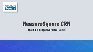 Project Pipeline & Stage Overview │ MeasureSquare CRM Demo