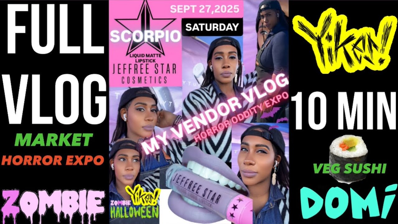 JEFFREE STAR COSMETICS SCORPIO LIQUID LIPSTICK | VENDOR SHENANIGANS AND FLEA MARKET HORROR EXPO SHOW