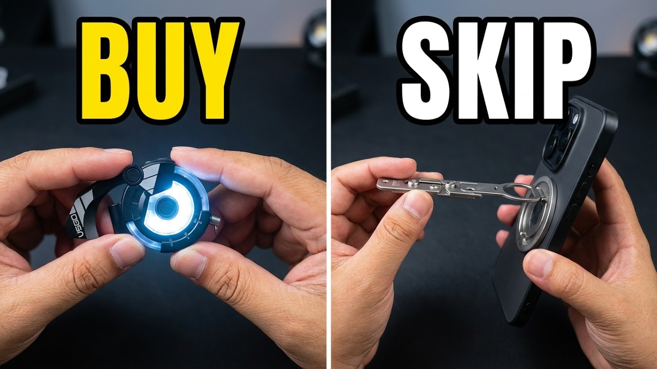 Tiny EDC Flashlight With 10 Modes — VSGO Phone Stands Not So Much