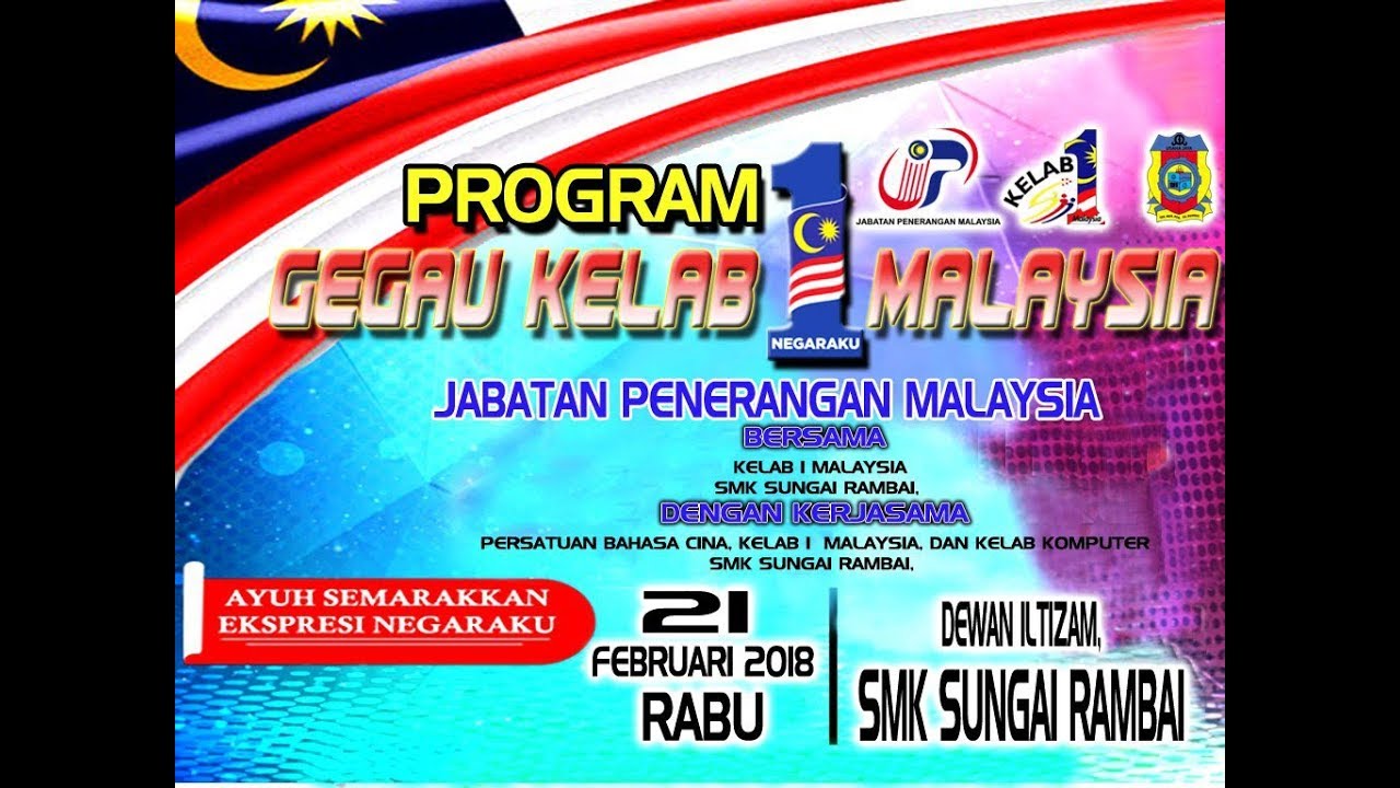 Aktiviti Kelab 1 Malaysia 2017 Youtube