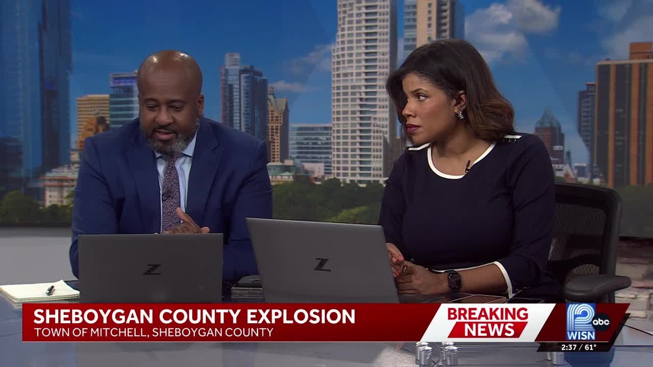 Gas line explosion forces evacuations in Town of Mitchell