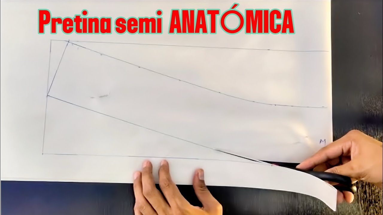 Cómo cortar PRETINA semi ANATÓMICA paso a paso