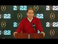 Nick Saban previews Alabama's National Championship Game vs. Georgia