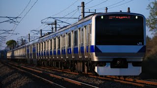 【約130km/h走行！】 2026 4/8 1224M E531系カツK407+E531系カツK459編成が銅像山踏切を高速通過する様子！