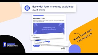 Form Elements Explained 2024