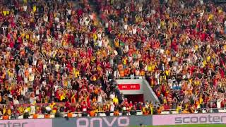 Göztepe Kocaelispor Gürsel Akselde Muhteşem Taraftar Tribün Şovu