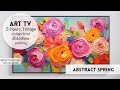 Art screensaver for tv 4k  framed art painting for tv  spring tv art  screensaver art