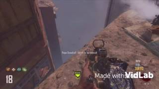 He spawned on the trample steam! Lol! (Die rise epic fail)