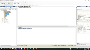 How to delete database using drop in Microsoft SQL Server